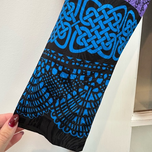 Vintage Lillie Rubin 100% Silk Art To Wear 80’s Blazer Jacket Size 8 Medium M - Picture 8 of 12